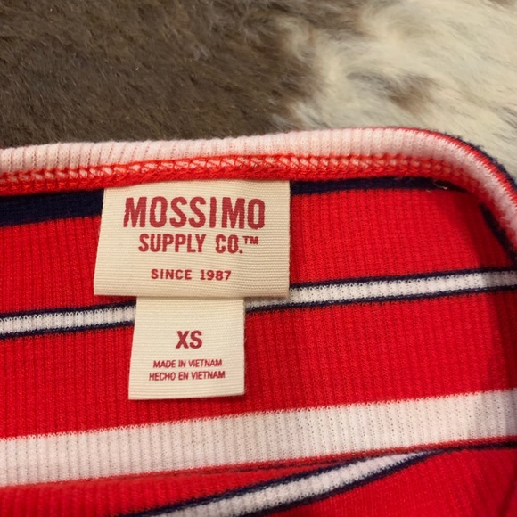 Navy Red and White Mossimo Halter Dress - Picture 2 of 2